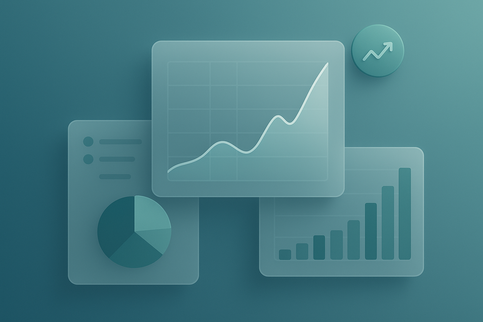 Digital dashboard with real-time analytics display.